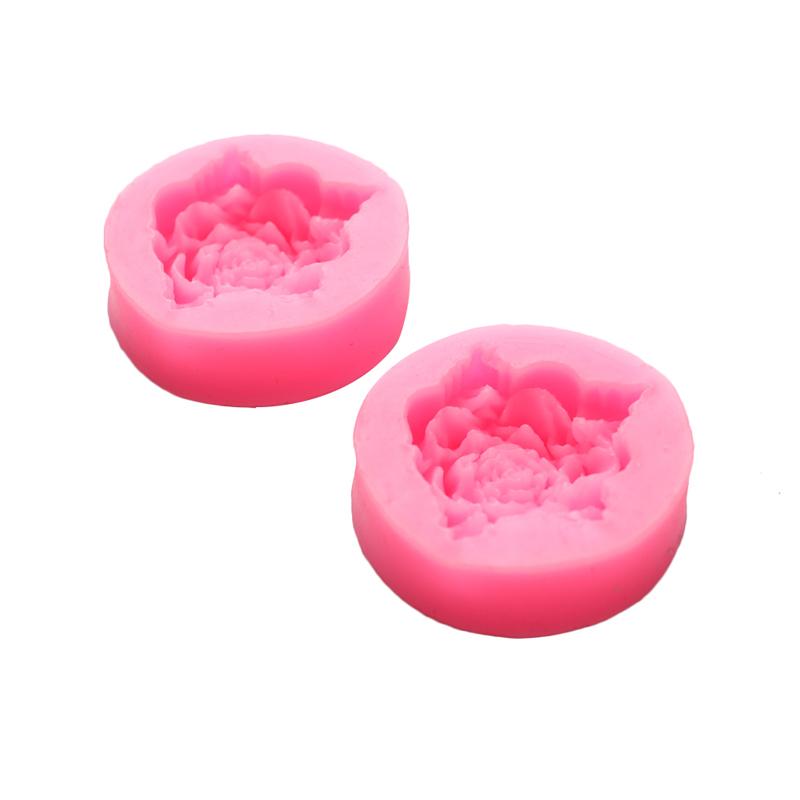 Силиконовая форма для торта Bloom Rose 3D Flower Fondant Mold Cupcake Candy Chocolate Decor