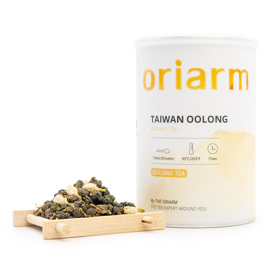 Oolong Tea With Jasmine Flowers Tin Can 250g