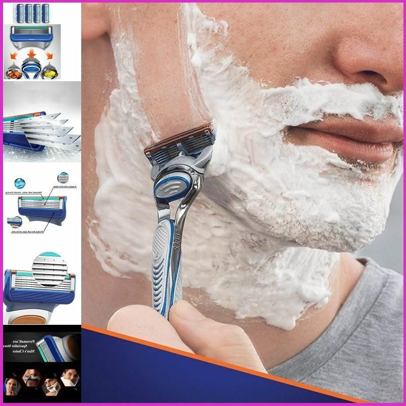 4Pcs Best Quality Professional 5 Layers Shaving Razor Blades For Men Face Care