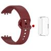 Silicone Strap For Samsung Fit 3 SM-R390 Watchband With Transparent Case Single Color Adjustable Wristband Accessories