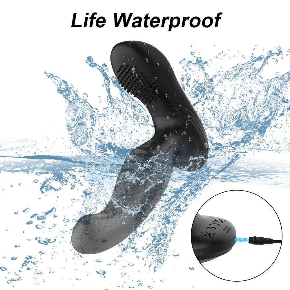 APP Control Мужской массажер простаты Анальная пробка Анальный вибратор Щекотка Стимулятор простаты Анальная пробка Секс-игрушки для мужчин Пары