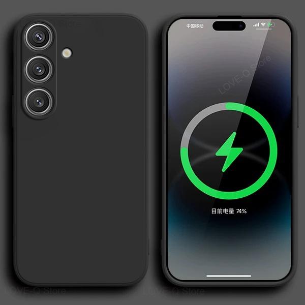 Для S24 S23 S22 Ultra Чехлы Жидкий силиконовый чехол Для Samsung Galaxy S24 S23 S22 Ultra Plus S24Ultra Чехлы Чехлы Аксессуары