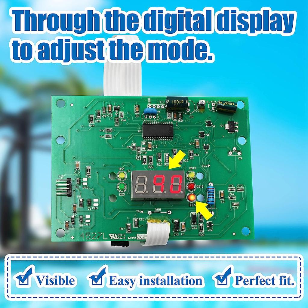Доска дисплея нагревателя бассейна подходит для LowNox H200FDN H250FDN H300FDN H350FDN H400FDN H200FDP H250FDP H300FDP H350FDP H400FDP