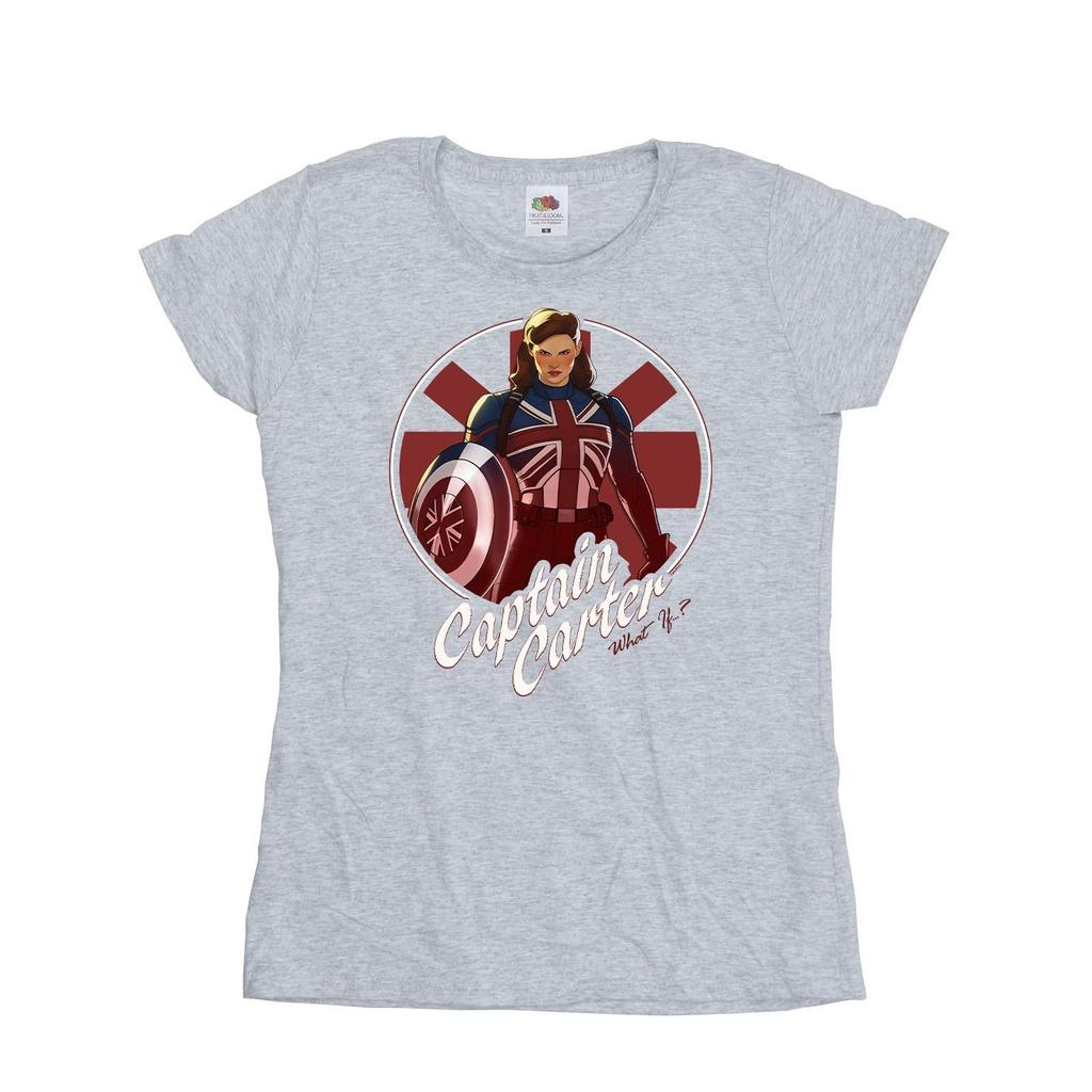 Marvel Womens/Ladies What If Captain Carter Cotton T-Shirt