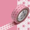 Masking Tape MT Étoile Asanoha Pastel Pink