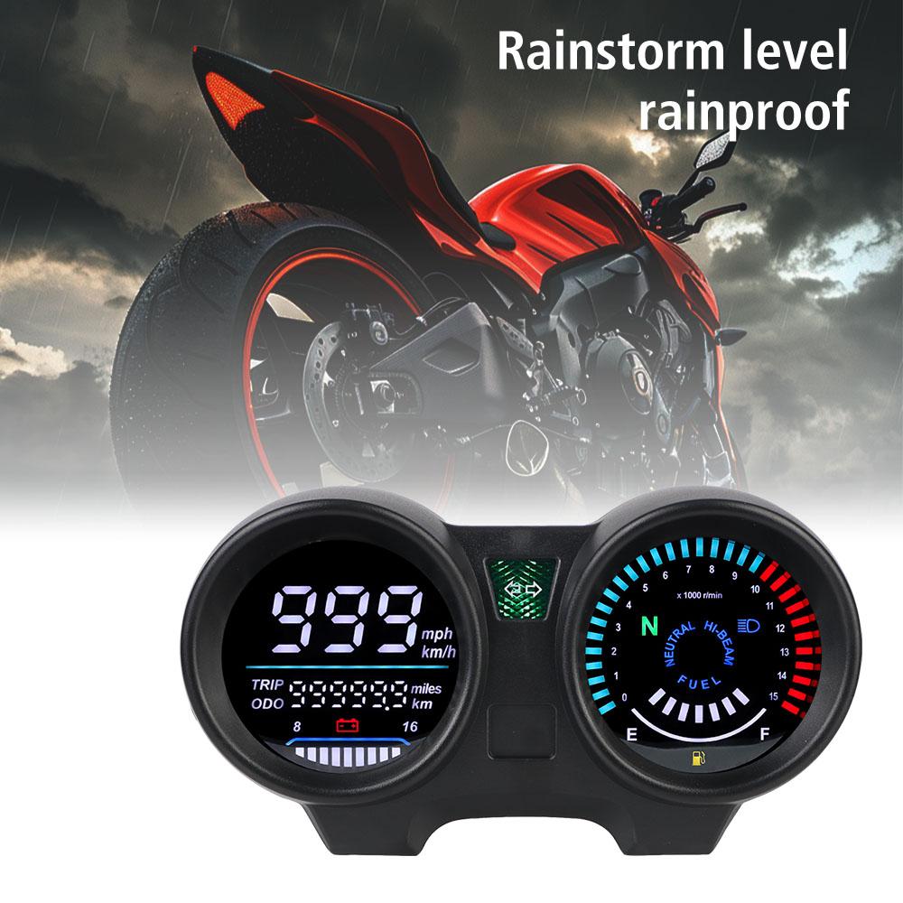 Цифровой спидометр для мотоцикла, светодиодный многофункциональный прибор для TITAN150, для Honda CG150 Fan150