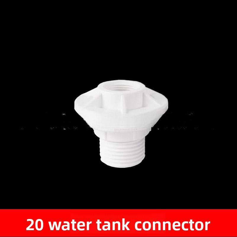 PVC Water Tank Connector Tower Interface Bucket Fish Internal External Thread Plastic Connection Accessories 1/2