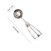 Stainless Steel Spoon Spring Handle Kitchen Stainless Ice Cream Mash Potato Scoop Kitchen Accessories 3 Size for Choos
