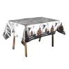Bloody Tablecloths Plastic Skull Zombie Bloody Table Cover Bloody Handprints Tablecloths Rectangle Scary Cover