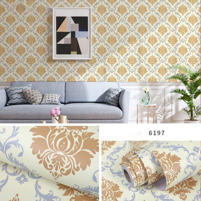 Утолщенные самоклеящиеся обои из ПВХ, водостойкие пасторальные обои для спальни, гостиной, настенная паста