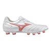 Mizuno Футбольные бутсы Monarcida NEO 3 WIDE PRO, клубный белый x 3E, футбол, широкие, легкие, красные, 24.0 см,