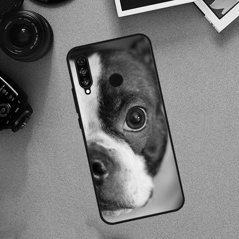 Чехол для Huawei Nova 5T 9 10 SE 3i 7i 8i 11i 12i Y60 Y61 Y70 Y72 Y73 Y90 Y91 P30 P40 Lite с изображением собаки породы Бостон-терьер