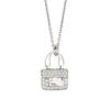 Women's 18K Rose Gold-Plated Diamond Kelly Handbag Necklace