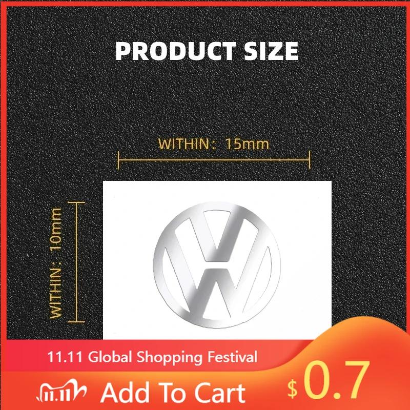 Для VW Горячее 2025 Новый B6 Для Volkswagen 2/5/10 шт. Металлические наклейки с логотипом автомобиля Декоративный значок Для Volkswagen GOLF 5 Tiguan Polo Golf 6