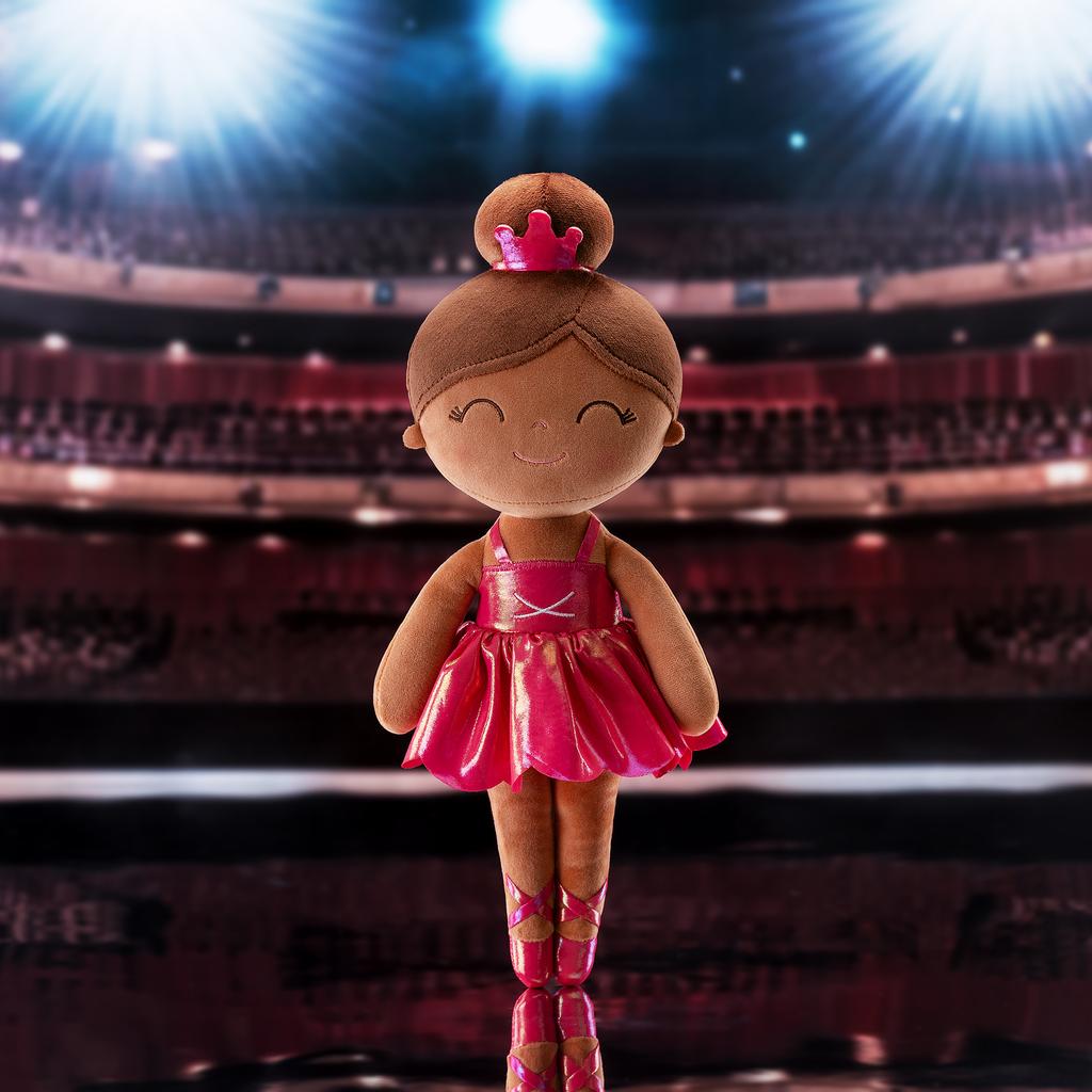 Soft Baby Doll Symphony Mist Gold Ballerina Girl Dream Girl Doll Children Cloth Toy Birthday Gift Rose Red