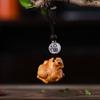 Chinese Zodiac Carving Twelve Zodiac Keychain Wooden Wood Little Animal Keychain  New Year Gift