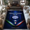 Inter Milan Customize Your Name Carpet Perfect for Dining Room Game Room Foyer Entryway Antislip Carpet Decorate Offices
