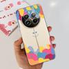 Чехол для Realme 12 Pro Plus Новый Модный Расписной Чехол Прозрачный Силиконовый Мягкий ТПУ Чехол для Телефона Для Realme 12 Plus Realme12 Pro + Корпус