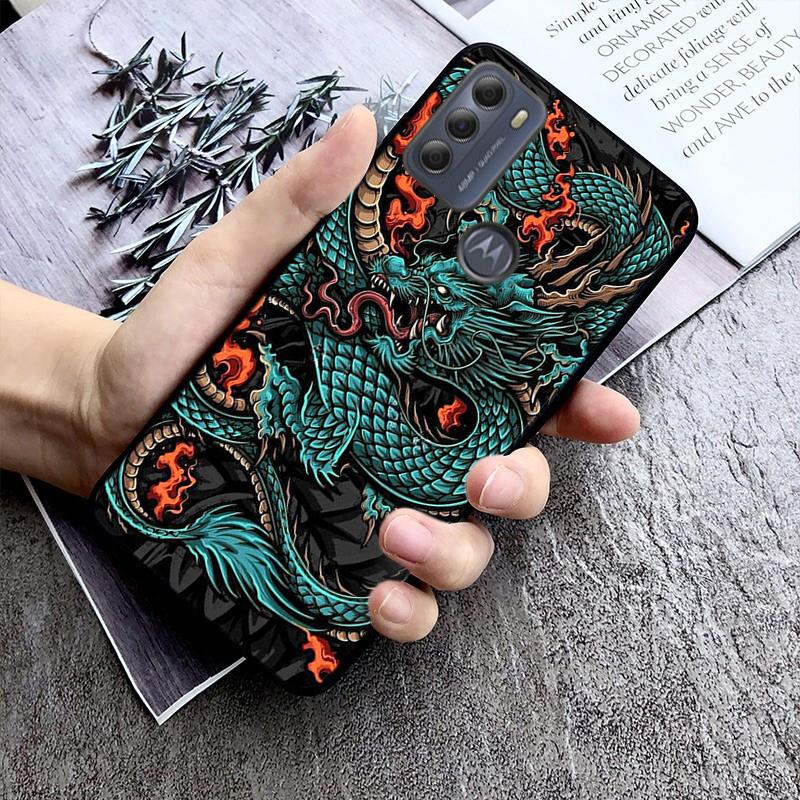 Fashion Cute China Dragon Phone Case For Motorola Moto G Stylus 5G G Play G Power G 5G G Pure 2023 2024 E20 E22 E22i E32 E40 E13