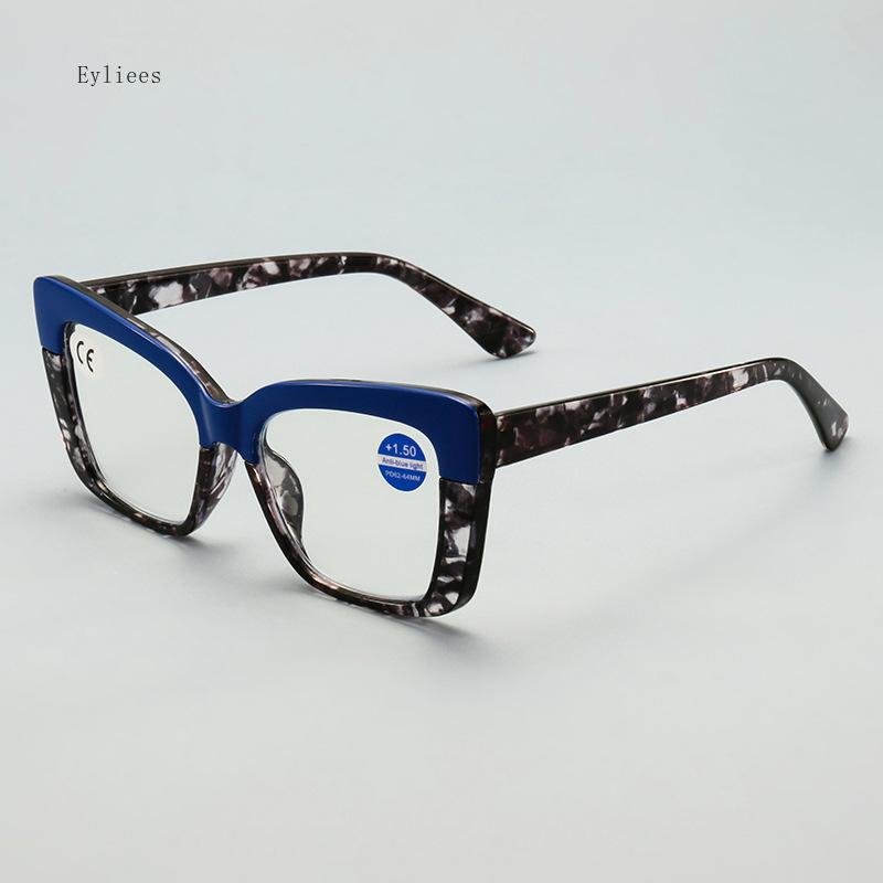 Новые очки для чтения +1.0+2.0+3.0 Женские очки для спорта с защитой от синего света, модные очки для пресбиопии и дальнозоркости в маленькой оправе