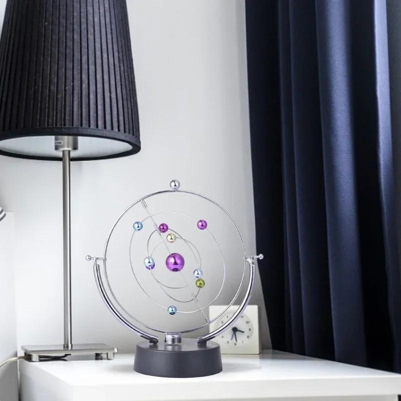 Кинетическое искусство вращения астероида, вечное движение, качели, небесный глобус, маятник Ньютона, модель офисного рабочего стола, декомпрессионный декор