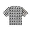 Vans Comfortable Simple Round Neck Short Sleeve T-Shirt Unisex Tops Gray Striped VN000H2TCYE