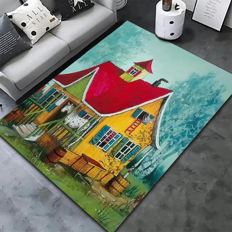 Pippi Carpet Rug For Living Room Bedroom Home Sofa Decoration Kids Play Nonslip Floor Mat