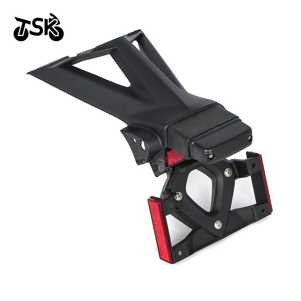 Motorcycle Fender Rear License Number Plate Tail Frame Holder Bracket with License plate Light For BMW S1000RR 2008-2018 S1000R