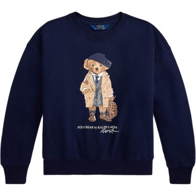 Детский свитшот с круглым вырезом и принтом медведя Polo 313979037-001