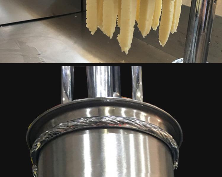 Manual Long Fries Extruder 30cm Commercial French Fry Pressing Machine