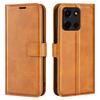 For Motorola Moto G 5G (2025) Stand Case Anti-Scratch Calf Texture Leather Phone Cover