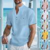 Летняя мужская футболка с коротким рукавом с отворотом для мужчин