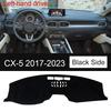 Для Mazda CX-5 CX5 KF 2017 2018      Автомобильная панель приборов Солнцезащитная накидка Панель приборов Нескользящий коврик Аксессуары
