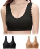 Seamless Bra Ultimate Allows Skin To Breathe To Bust MAX Liberation Seamless Sports Yoga Night Seamless High Side No No Usable 24 Hours a Day Black