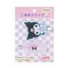 Sanrio Sanrio Kuromi Bangs Clip Pastel Checker Hair Clip Kuromi xx 1cm Character SANRIO 122688 (САНРИО) Куроми-тян 6.3 7.5