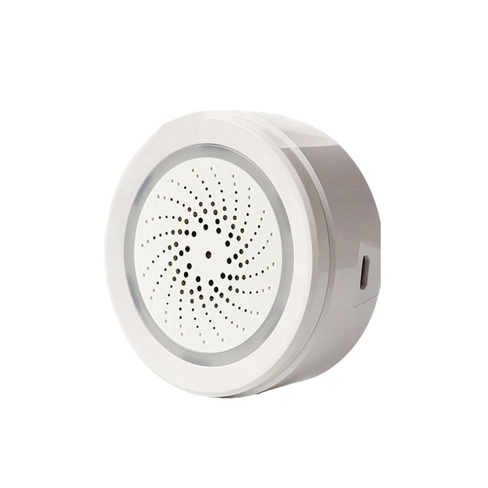 ForTuya WiFi сирена сигнализации 100 дБ с датчиком температуры и влажности стробоскопический свет