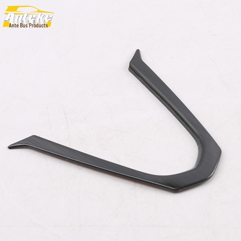 XT4 Steering Wheel 6 O'Clock Position Bright Ring Decorative Frame & Center Console Dashboard Sticker for 18 Models