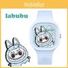 Стильные мультяшные силиконовые кварцевые часы Labubu для студентов и всех возрастов