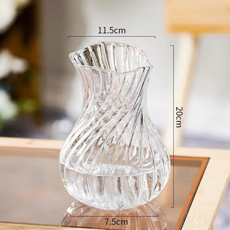 Ваза Стеклянная ваза Украшение дома Украшения Цветочная композиция Ваза для цветов