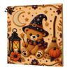 Autumn Holiday Decoration Halloween Faux Pearl Art Kit, 3D Painting DIY Spooky Relaxing Hobby for Lovers Cute Ghost Pumpkin Craft Set Adults,