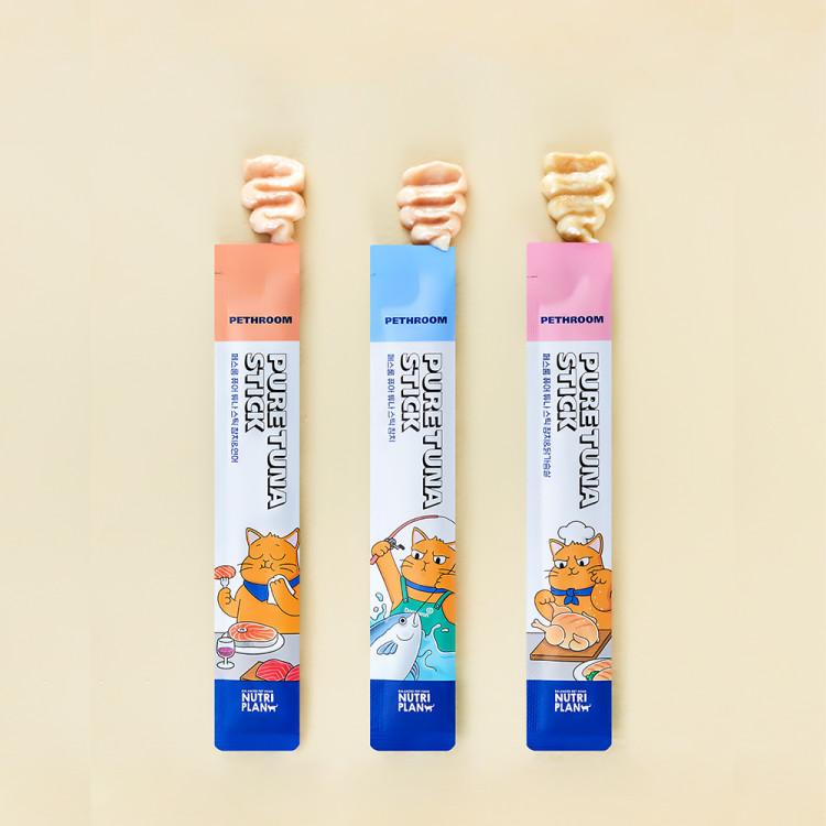 Легкий набор для кормления собак и кошек Ложка Churu + Палочка из чистого тунца (Тунец и куриная грудка_20 шт.) набор