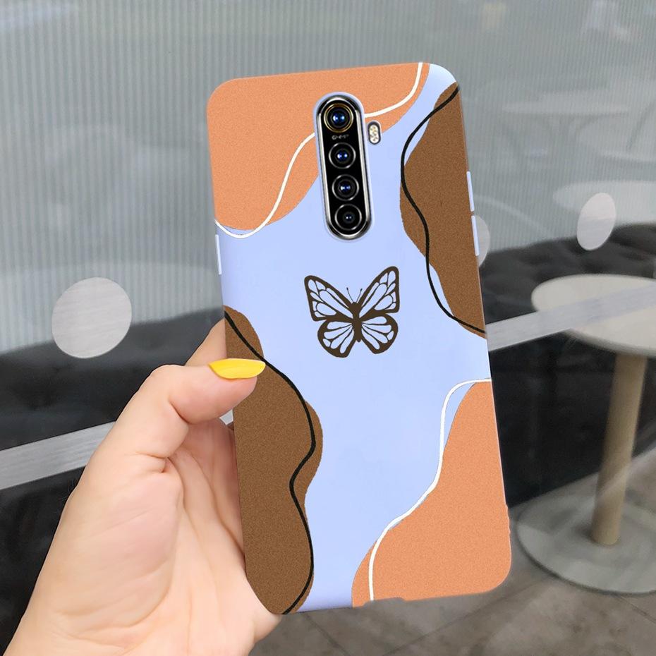 Чехол для телефона Realme X2 Pro Чехол Realme XT X2 Милый рисунок Конфетный цвет Силиконовая задняя крышка Для RealmeX2 X 2 Pro XT Мягкий ТПУ Чехол