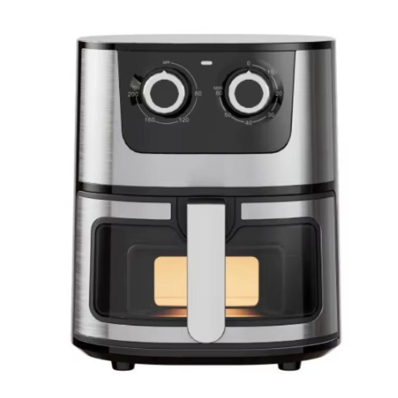 Фритюрница Visual Air Fryer 10L бытовая, большая вместимость, многофункциональная, нержавеющая сталь