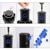 3/4" Inground Sprinkler Female Threaded Rotor Pop Up Sprinkler 5004 Model 40°~360° Adjustable Gear Driven Garden Lawn Sprinkler
