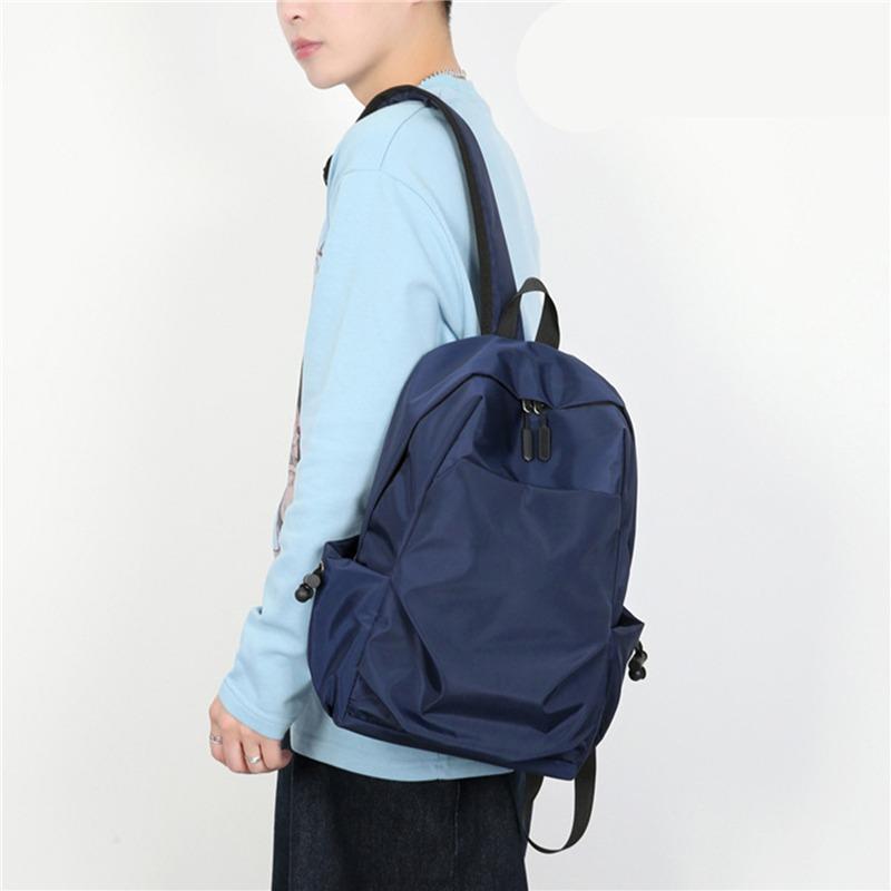 Men's Backpack Fashion Small Black Shoulder School Bag for Man 2026 Canvas Designer Waterproof Sports Travel Male Backpacks