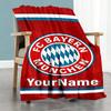 Fc Bayern München 8 Personalized Name Blanket Throw Customizable Blanket Warmthful Decor Great for Living Room Couch Office Office Chair