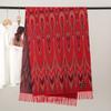 Ethnic Style Women Printed Shawl Autumn Winter  Muslim Hijab Imitation Cashmere Tassels Scarves Luxury Thick Warm Scarf Female