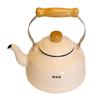 Fuji Enamel Beams Simple 2.3L Enamel Kettle, White, BMS-2.3KEW