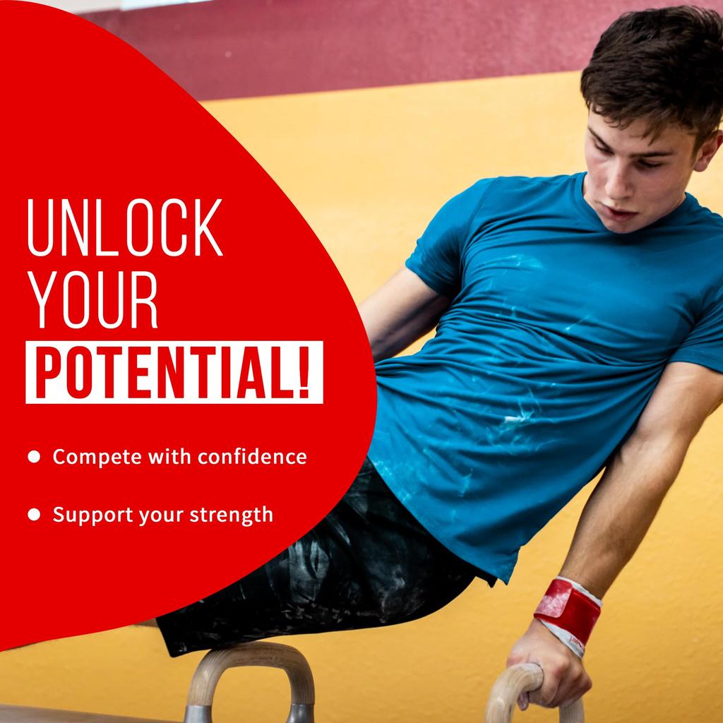 Reisport Гимнастический Напульсник Один Напульсник Премиальная Кожаный Напульсник с Застежкой-липучкой Напульсники для Тяжелой Атлетики и Силовых Тренировок Поддержка,