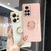 Redmi12 держатель кольца подставка чехол для Xiaomi Redmi Note 12 Pro 4g 5g роскошный покрытый бампер силиконовый задний чехол на Note12 12pro Plus